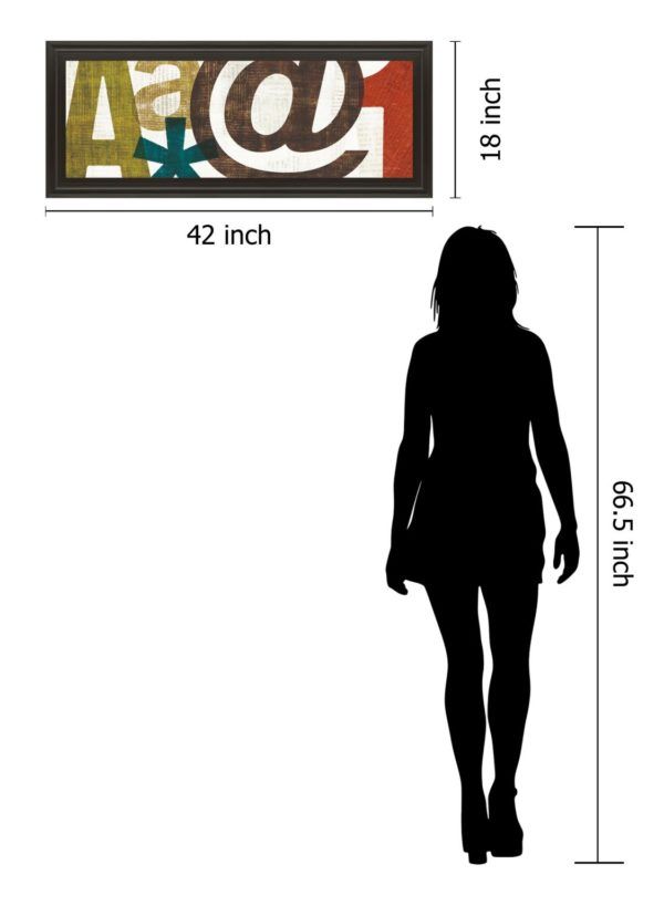 Classy Art Punctuated III by Micheal Mullan Wall Art-2