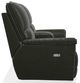 La-Z-Boy® Norris Chestnut Leather Power Reclining Loveseat with Console-2