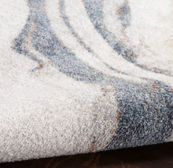 Nourison Home™ Astra Machine Washable Ivory Blue 5'x7' Style 1 Area Rug-3