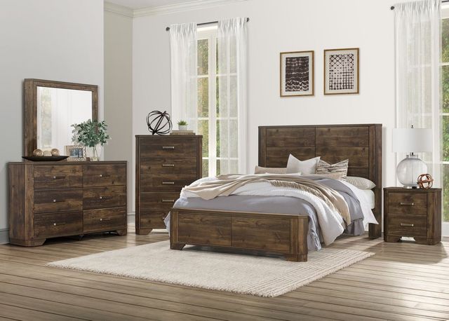 Homelegance® Jocelyn Rustic Brown Queen Bed-3