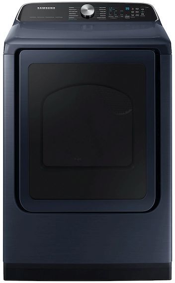 Samsung Brushed Navy Top Load Washer & Electric Dryer Laundry Pair-2