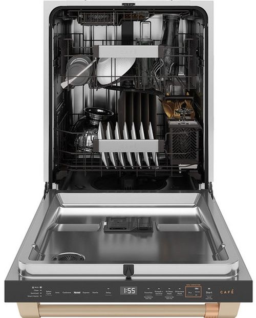 Cafe™ 24" Matte White Top Control Built In Dishwasher-1