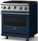 Viking® 5 Series 30" Slate Blue Pro Style Gas Range-2