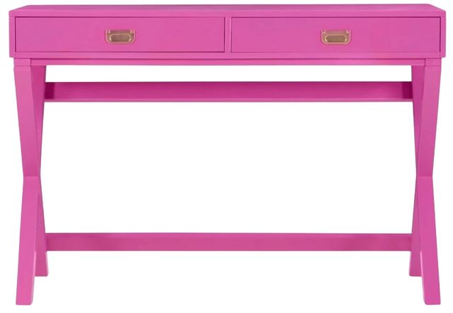Linon Peggy Raspberry Pink Writing Desk-3