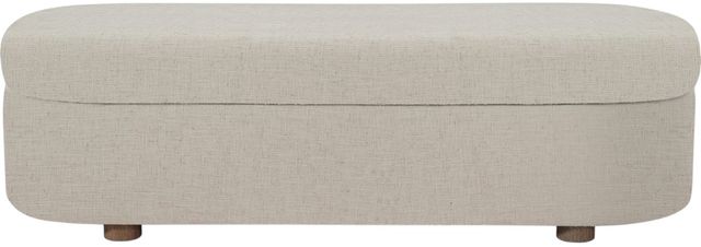 Modus Furniture Virgil Kiki Whipped Honey Upholstered Storage Bench-1