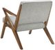 Olliix by INK+IVY Light Grey Rocket Lounge Chair-2