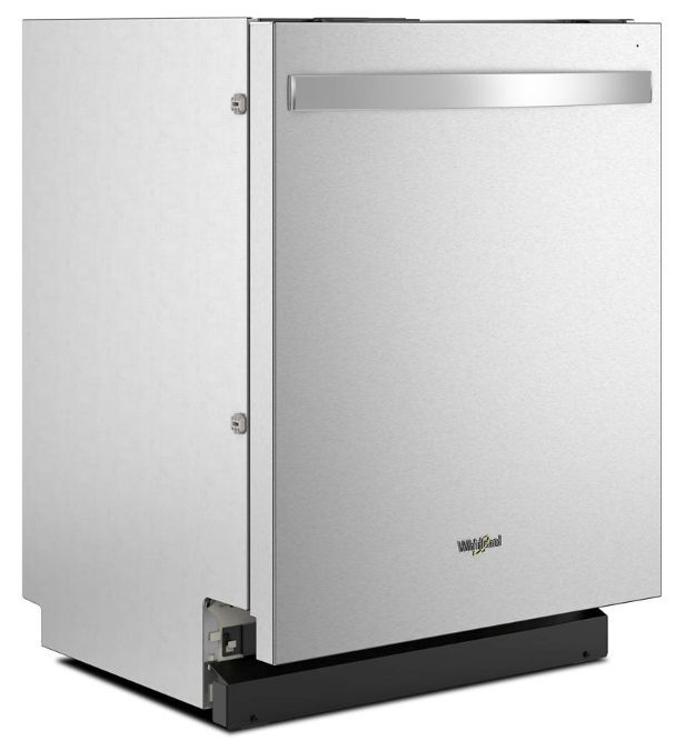 Whirlpool® 24" Fingerprint Resistant Stainless Steel Top Control Built In Dishwasher-1