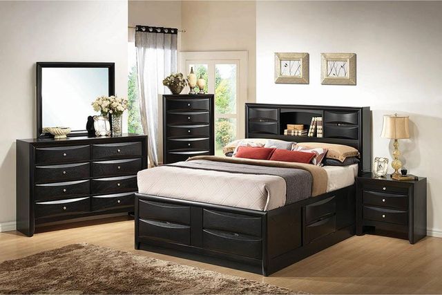 Coaster® Briana Black Nightstand-2