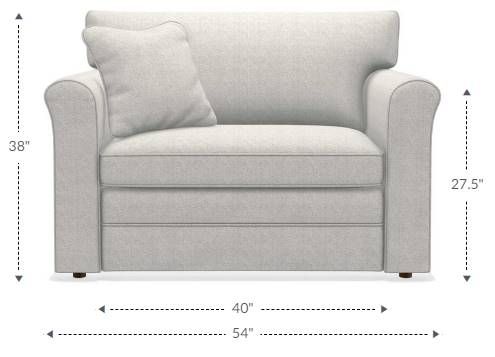 La-Z-Boy® Leah Chalk Twin Sleep Chair-4