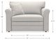 La-Z-Boy® Leah Chalk Twin Sleep Chair-4