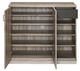 ACME Furniture Toski Rustic Gray Oak Cabinet-4