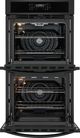 Frigidaire® 27” Black Electric Double Wall Oven with Air Fry-3