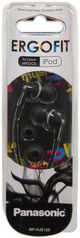 Panasonic® ErgoFit Black In-Ear Earbud Headphones-1