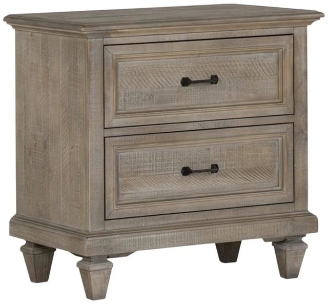 Magnussen Home® Lancaster Dovetail Gray 2-Drawer Nightstand-0