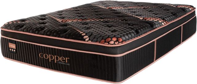 Spring Air® Copper 16.5" Hybrid Cushion Firm Quilted Euro Top Twin XL Mattress-0