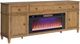 Signature Design by Ashley® Sharlance Light Brown TV Stand with Electric Fireplace-0