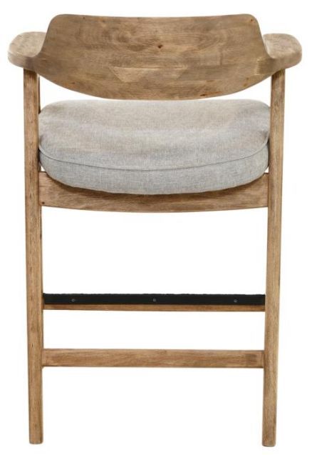 Nest Home Collections Wagner Anew Gray/Natural Counter Chair-3