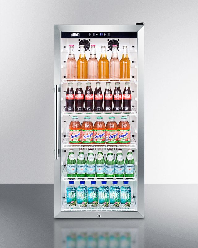 Summit® Commercial Series 9.0 Cu. Ft. Stainless Steel Beverage Center-3