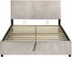 Coaster® Reeves Beige Youth Full Hydraulic Storage Panel Bed-3