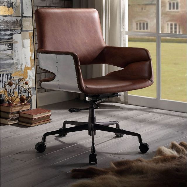ACME Furniture Kamau Vintage Cocoa Office Chair-1