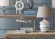 Currey & Company 3-Piece Antique Silver/Black Fish Set-1