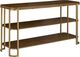 Hammary® Emerit Spice Console Table with Champagne Frame-0