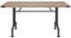 ACME Furniture Edina Oak Top Dining Table with Sandy Black Base-1