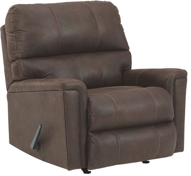 Signature Design by Ashley® Navi Chestnut Rocker Recliner-0