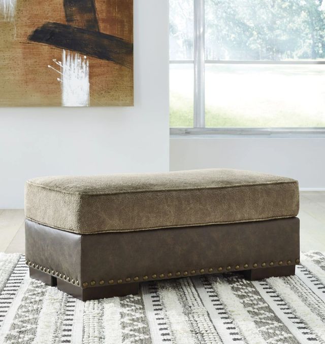 Signature Design by Ashley® Alesbury Chocolate Ottoman-2