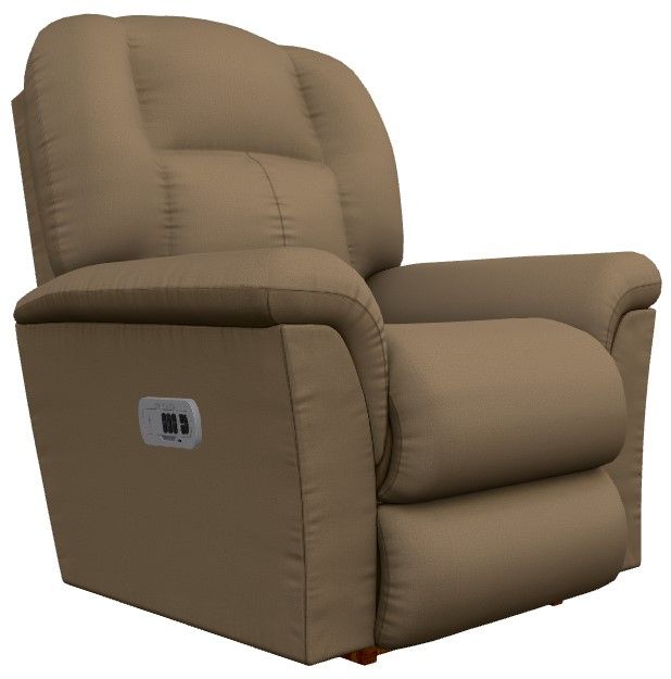La-Z-Boy® Jasper Mocha Power Rocking Recliner with Headrest-0