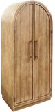 Crestview Collection Serafina Natural Stain Tall Accent Cabinet-0