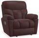La-Z-Boy® Morrison Burgundy Leather Power Rocking Recliner with Headrest-0