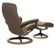 Stressless® by Ekornes® Customizable Opal Small Signature Base Recliner and Ottoman-3
