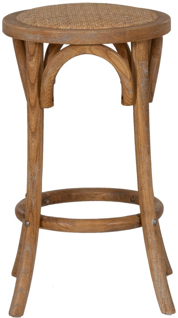 Linon Hyde Rae Brown Counter Stool-1