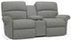 La-Z-Boy® Robin Charcoal Reclining Loveseat with Console-0