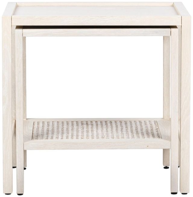 Classic Home Devin Milk White Nesting Accent Table-3