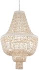 Currey & Company Natural/Pearlized White Cybele Chandelier-2