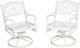 homestyles® Sanibel White Swivel Rocking Chair -1