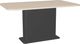 Amisco Customizable Lucarelli 60" Rectangular Dining Table with Radius Corners and 1" White Oak Veneer Top-0
