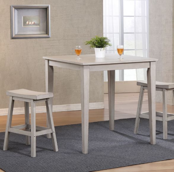 Winners Only® Carmel Gray Saddle Bar Stool-1