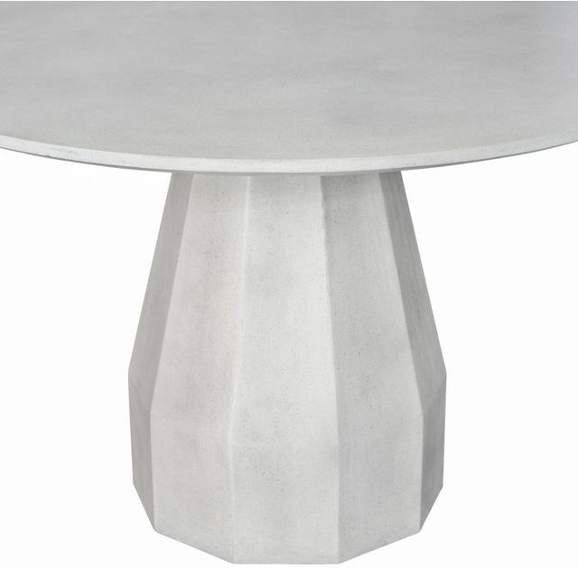 Moe's Home Collection Templo Antique White Outdoor Dining Table-2