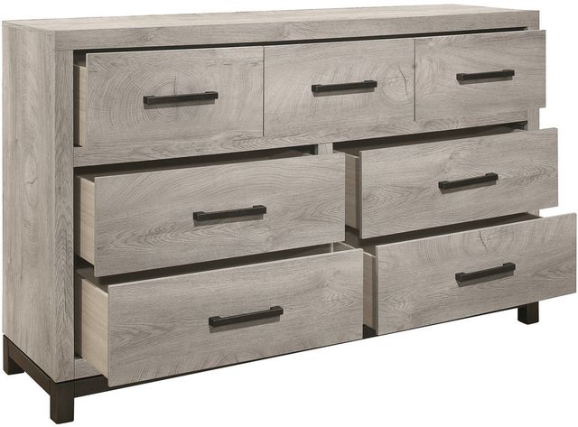 Mazin Furniture Zephyr Gray/Light Gray Dresser-2