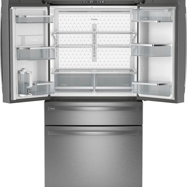 GE Profile™ 36" 28.7 Cu. Ft. Fingerprint Resistant Stainless Steel Freestanding French Door Refrigerator-1