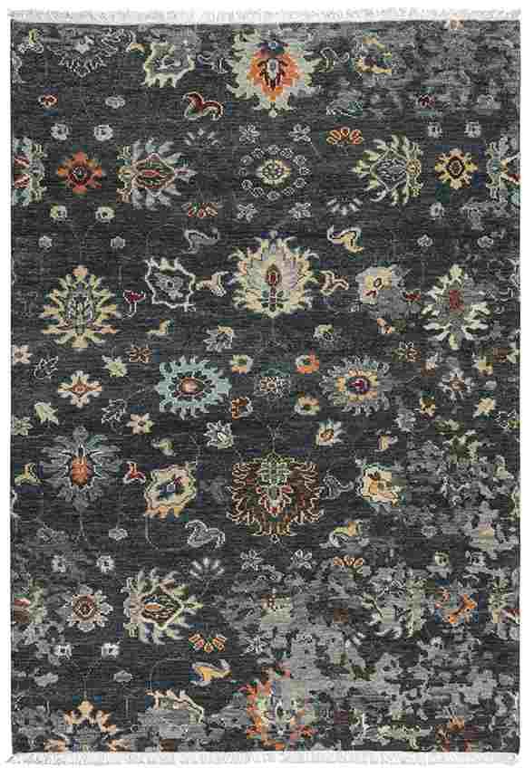 Rizzy Home Envision Black 8'x10' Rectangular Rug-0