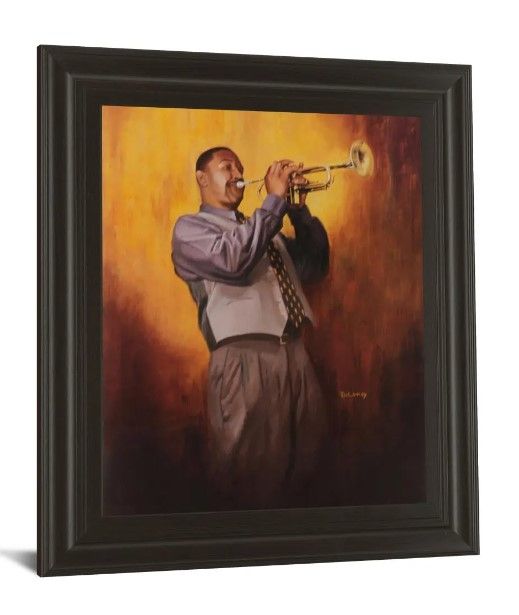 Classy Art Trumpet Player Wall Art-1