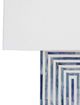 Bassett Mirror Moray Blue/White Table Lamp-3