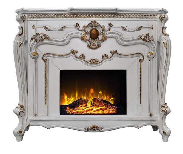 ACME Furniture Picardy Antique Pearl Fireplace-3