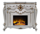 ACME Furniture Picardy Antique Pearl Fireplace-3