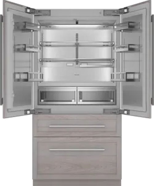 Thermador® Freedom® 42 in. 23.9 Cu. Ft. Panel Ready Built In Counter Depth French Door Refrigerator-1
