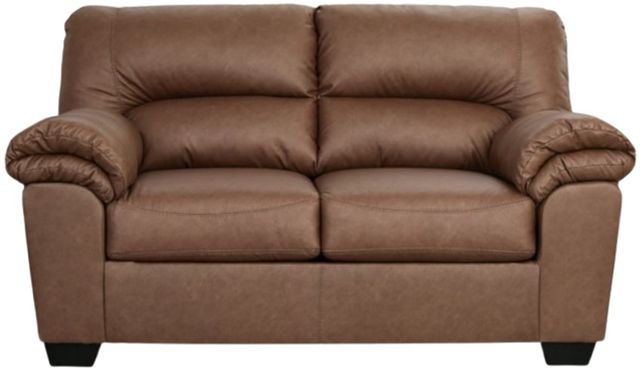 Clearance Signature Design by Ashley® WillowBend Caramel Loveseat-3